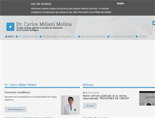 Tablet Screenshot of drmilianimolina.com